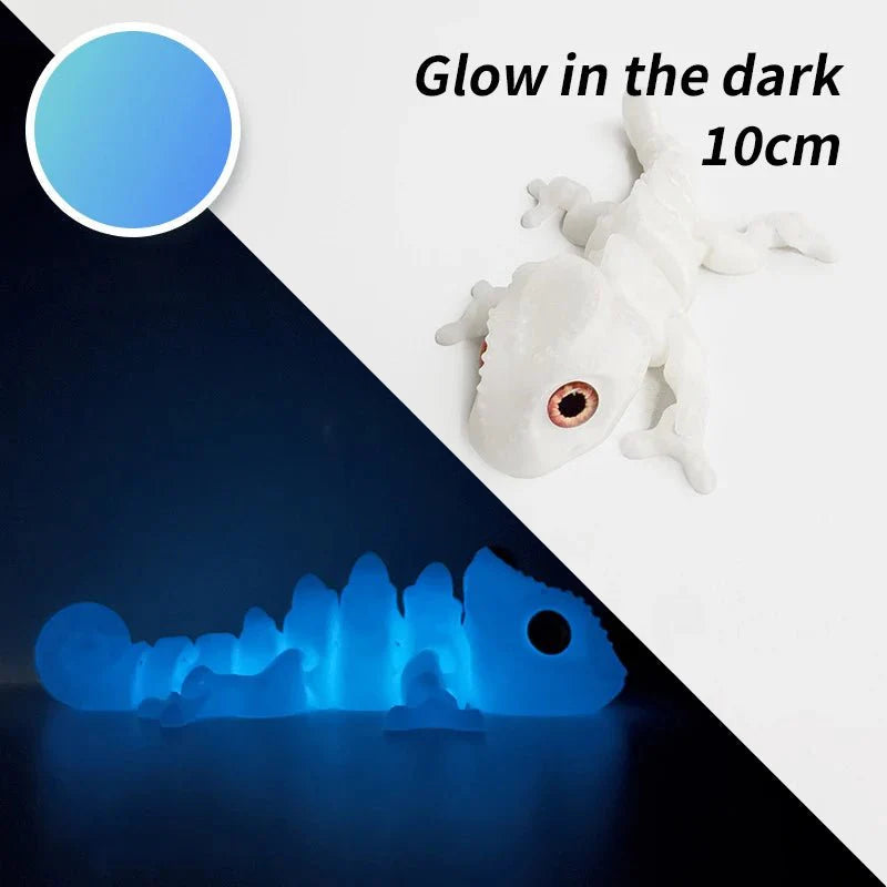 3D Printing Chameleon & Dragon Ornament | Multi-Joint Movable Colorful Desk and Home Decoration