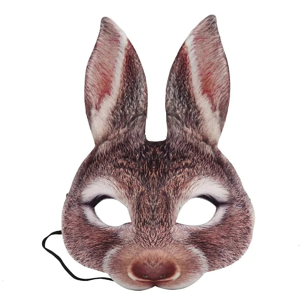 3D Realistic Animal Foam Mask | Full Face Cosplay Costume Accessory