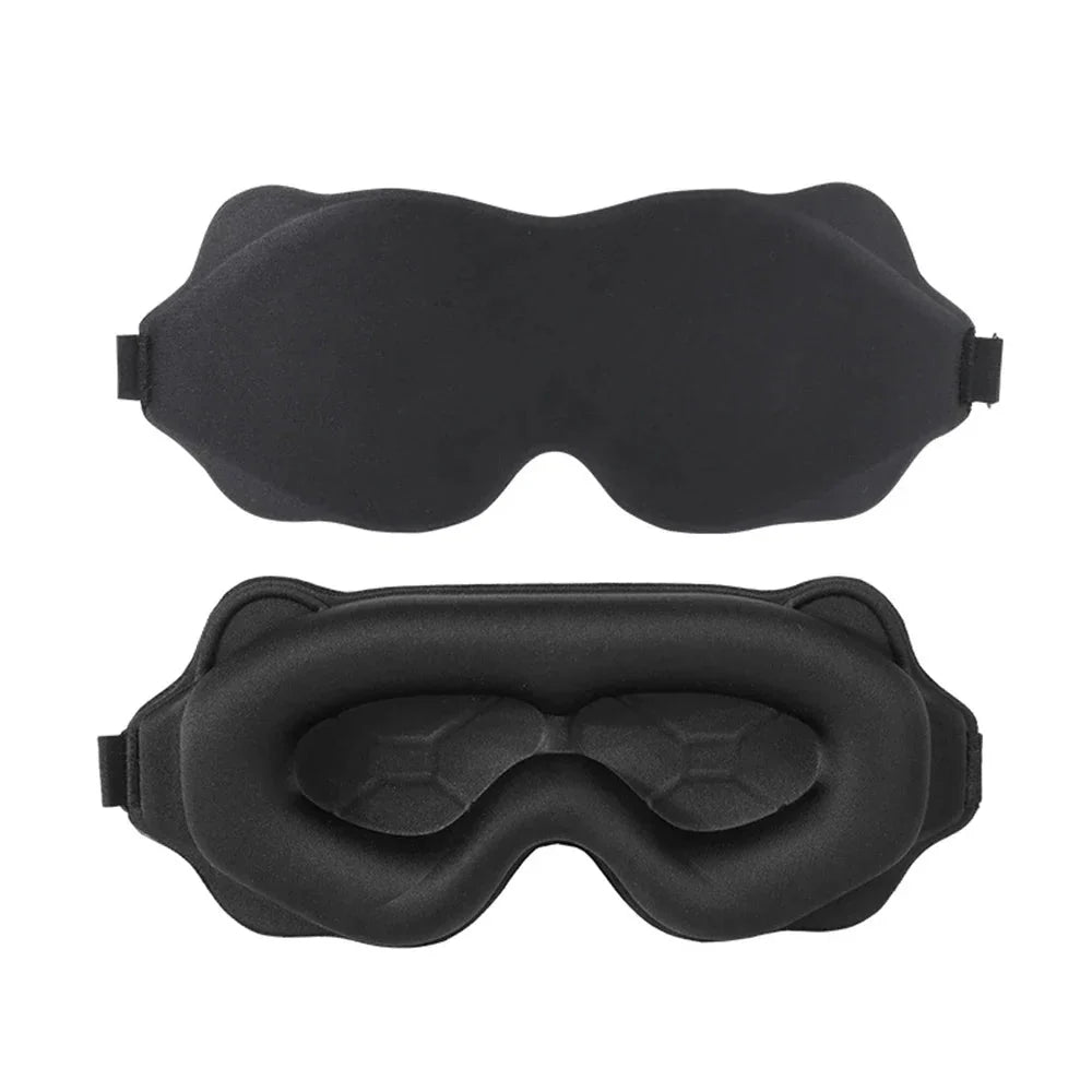 3D Sleeping Mask with Padded Light Blocking | Soft Ergonomic Eyeshade