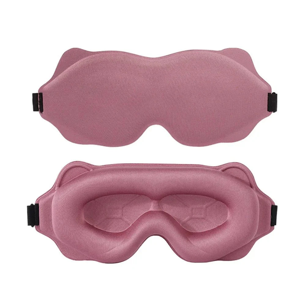 3D Sleeping Mask with Padded Light Blocking | Soft Ergonomic Eyeshade