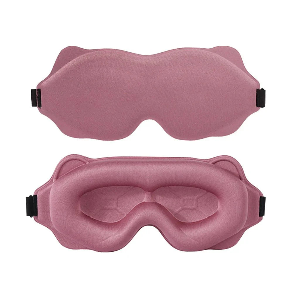 3D Sleeping Mask with Padded Light Blocking | Soft Ergonomic Eyeshade