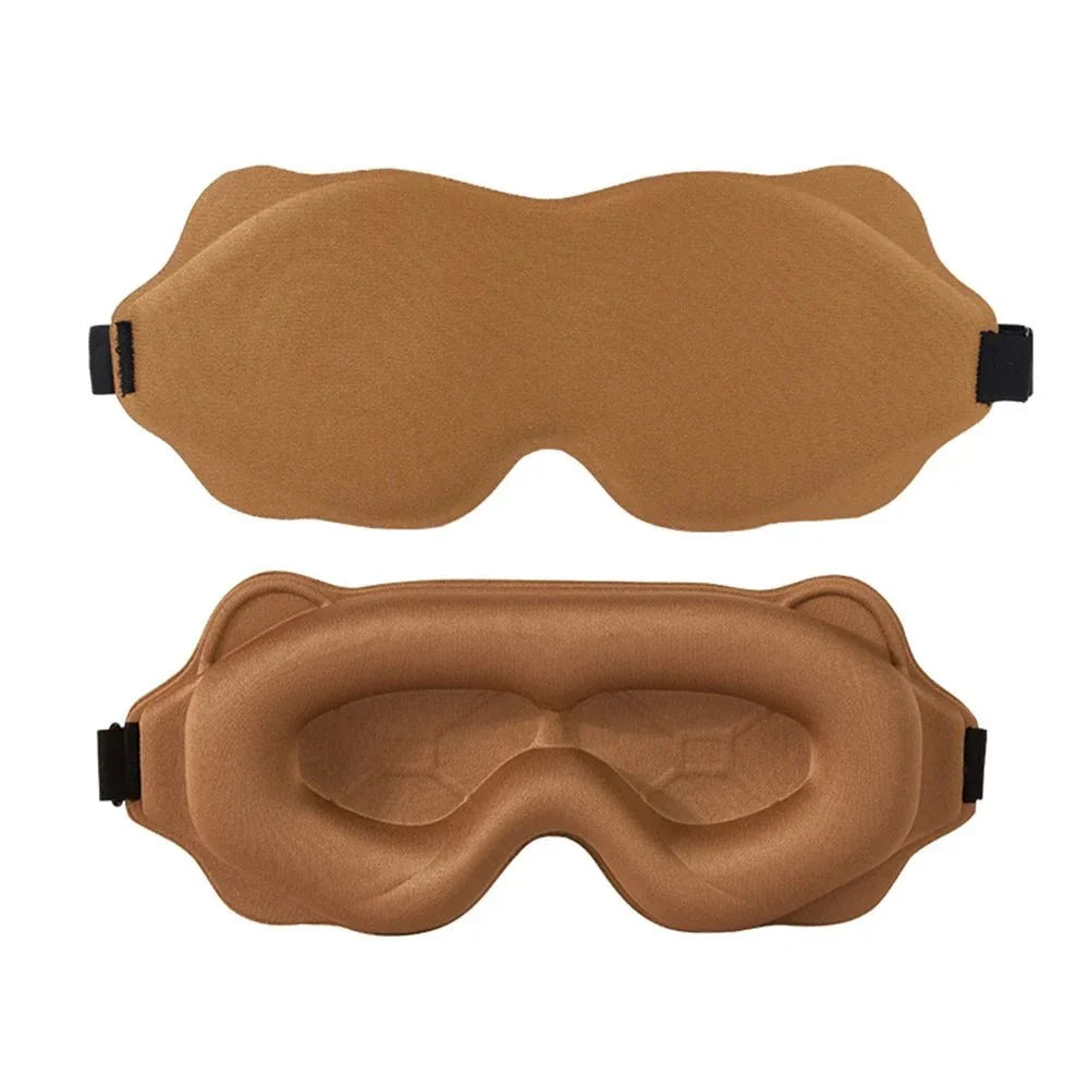 3D Sleeping Mask with Padded Light Blocking | Soft Ergonomic Eyeshade