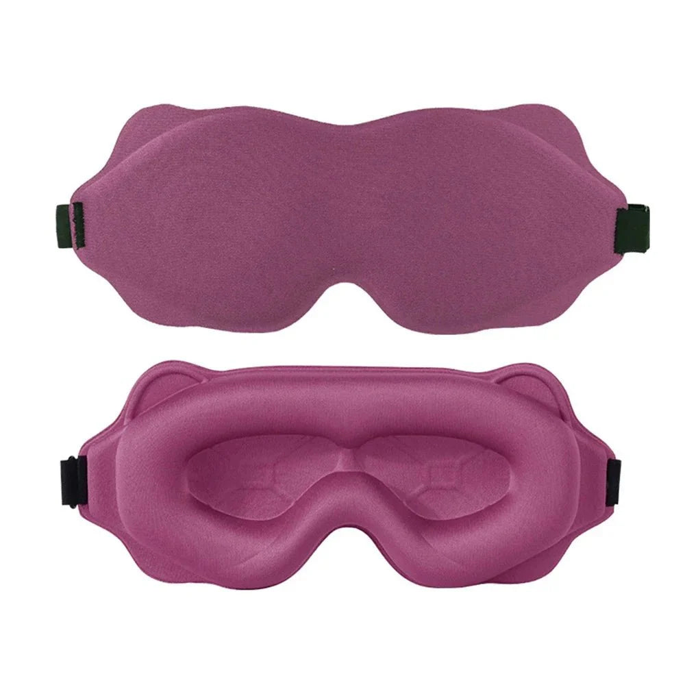 3D Sleeping Mask with Padded Light Blocking | Soft Ergonomic Eyeshade