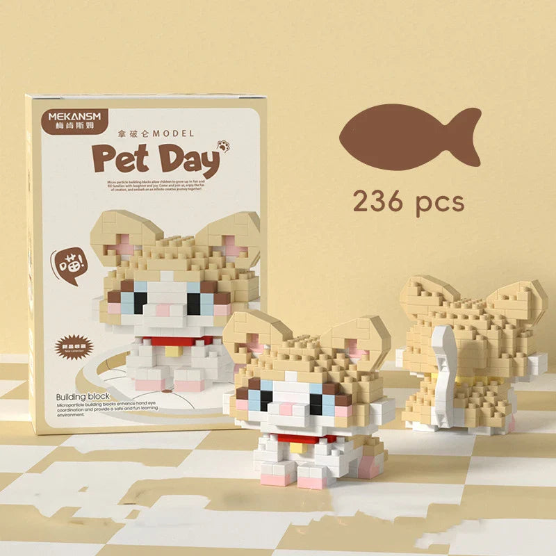 18 in 1 Pet Animal Building Blocks Set | Kids Educational Toy