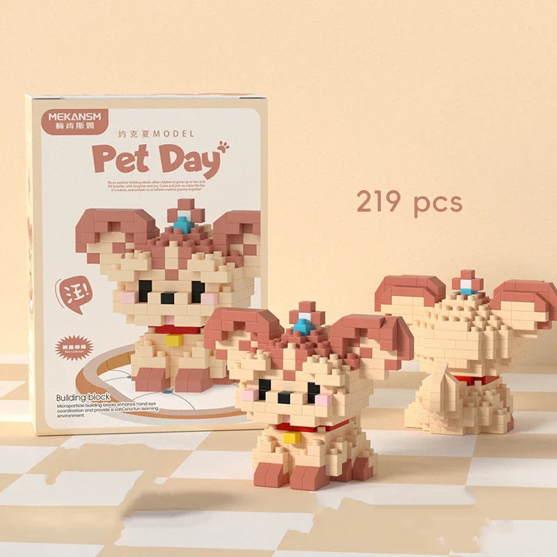 18 in 1 Pet Animal Building Blocks Set | Kids Educational Toy