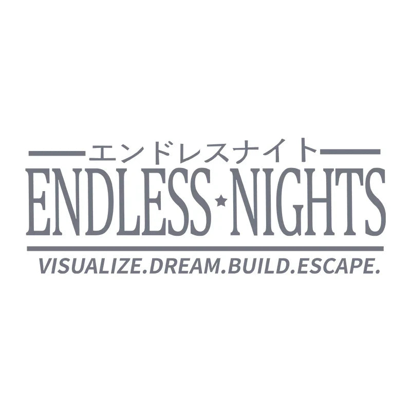 Endless Nights Japanese Vinyl Sticker | JDM Drift Stance Anime Decal for Car Window Bumper