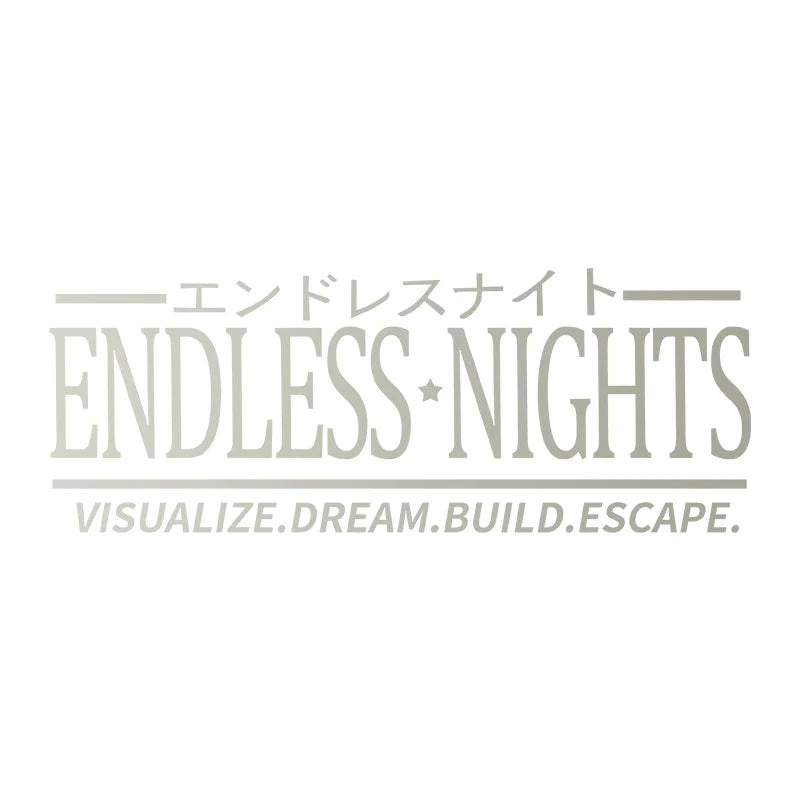 Endless Nights Japanese Vinyl Sticker | JDM Drift Stance Anime Decal for Car Window Bumper