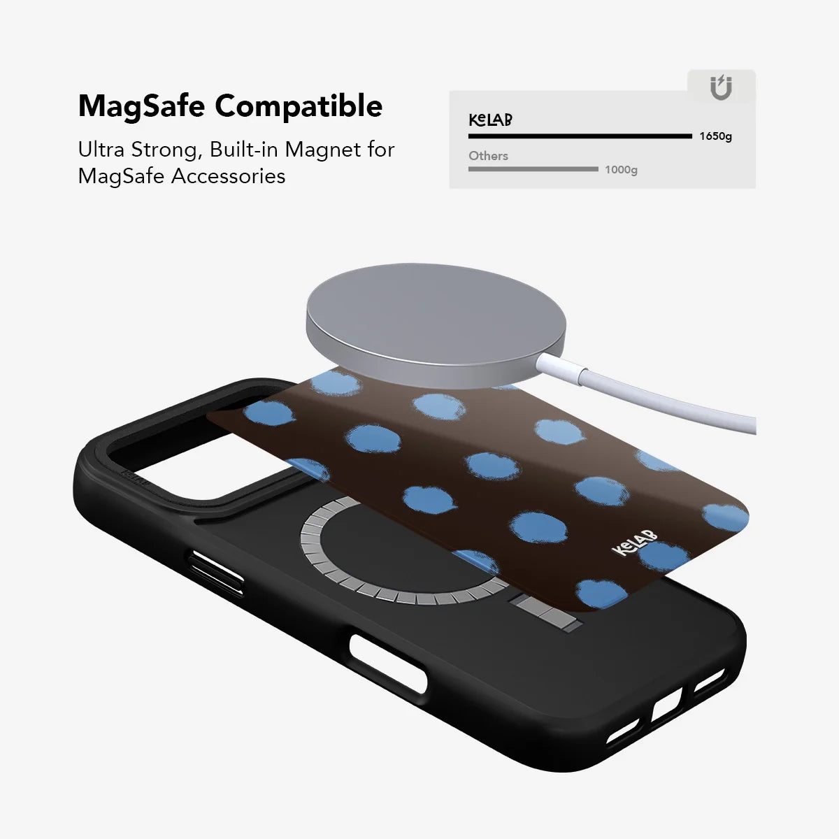 Blueberry Espresso | Brown Polka Dot iPhone Case