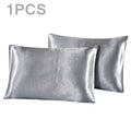 1Pc Queen Satin Silk Pillowcase | Silky Smooth Cooling Bed Pillow Cover for Hair and Skin