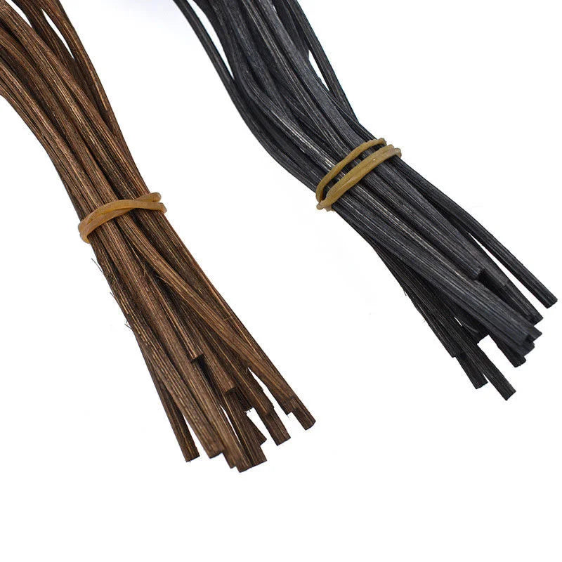 20Pcs Long Wavy Rattan Diffuser Sticks | Natural Reed Refills for Home Fragrance