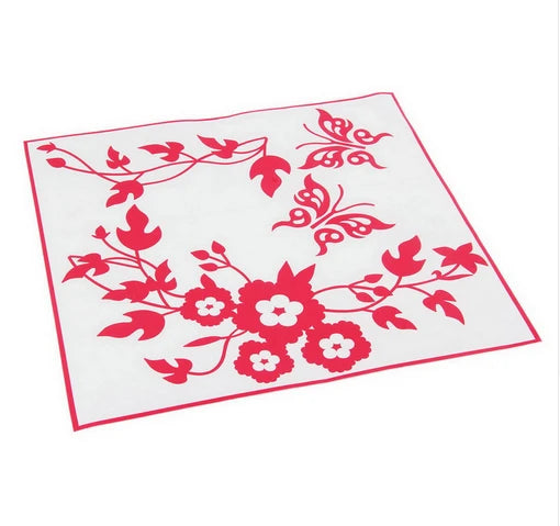 Butterfly Flower Wall Sticker | Bathroom Decor Wall Decals