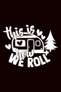 Camp Life Vinyl Decal Bundle | Camper Door Window Sticker for Laptop Water Bottle