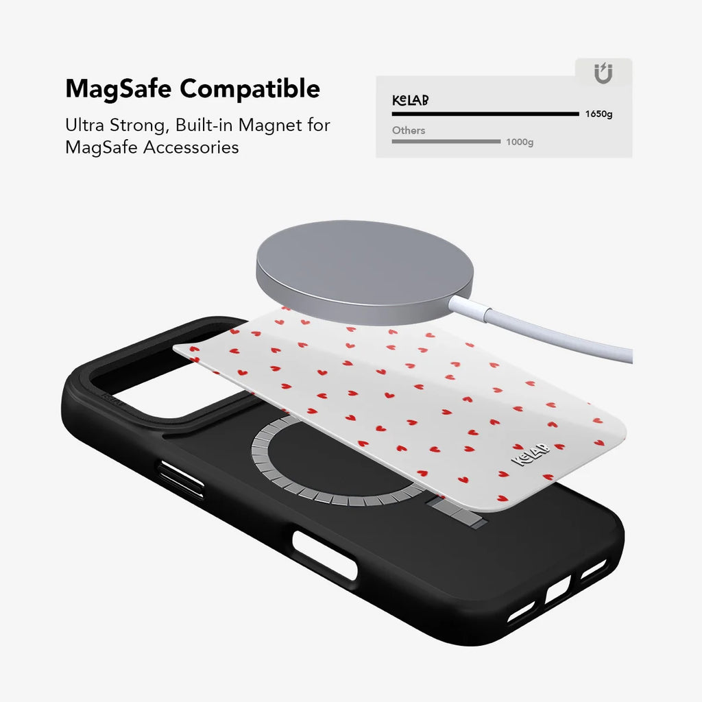 Minimalist Love | Red Heart iPhone Case