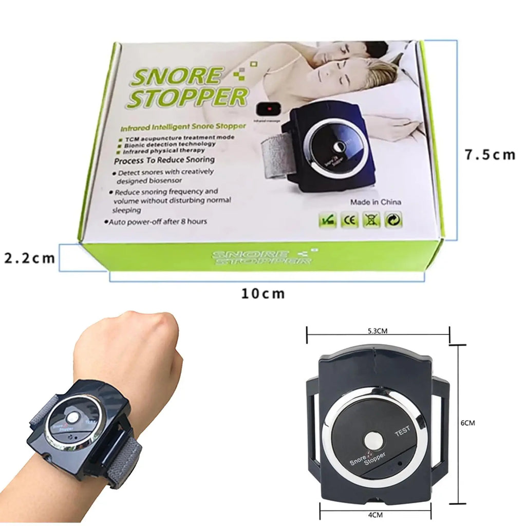 Anti Snore Wristband | Smart Infrared Snoring Stopper for Better Sleep