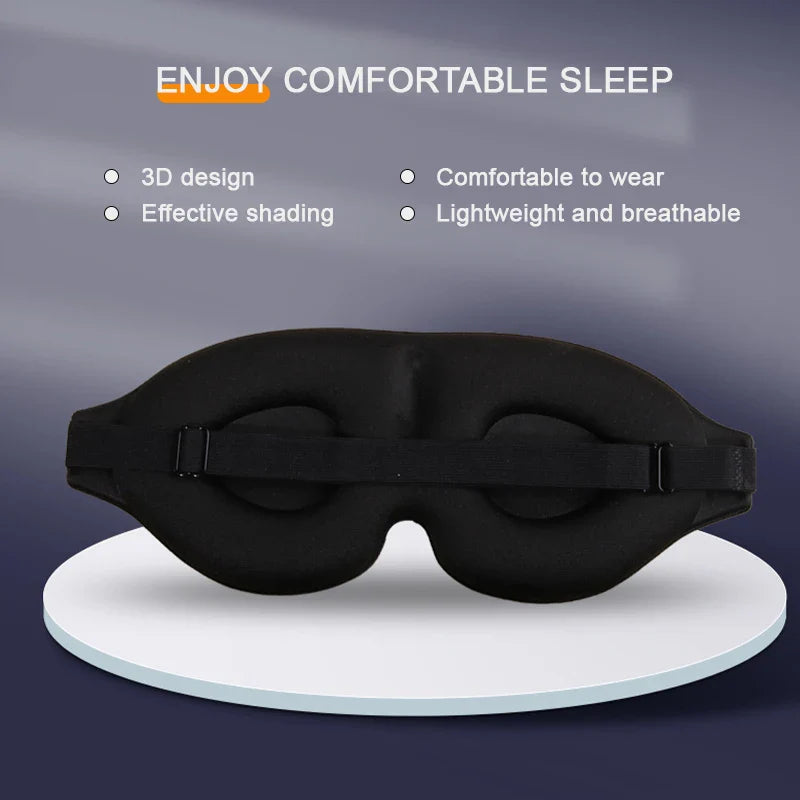 3D Eye Mask Adjustable | No Pressure Sleep Mask for Men and Women