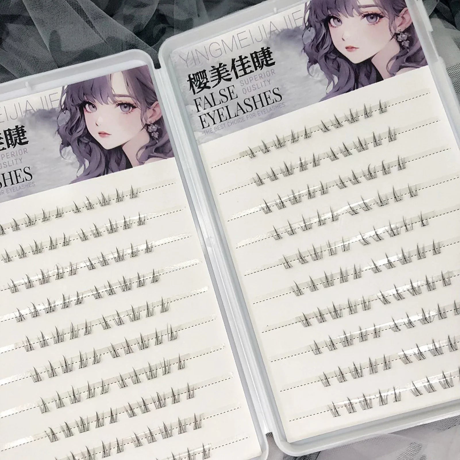 No Glue Sunflower Style False Eyelashes | Natural Lower Lash Clusters