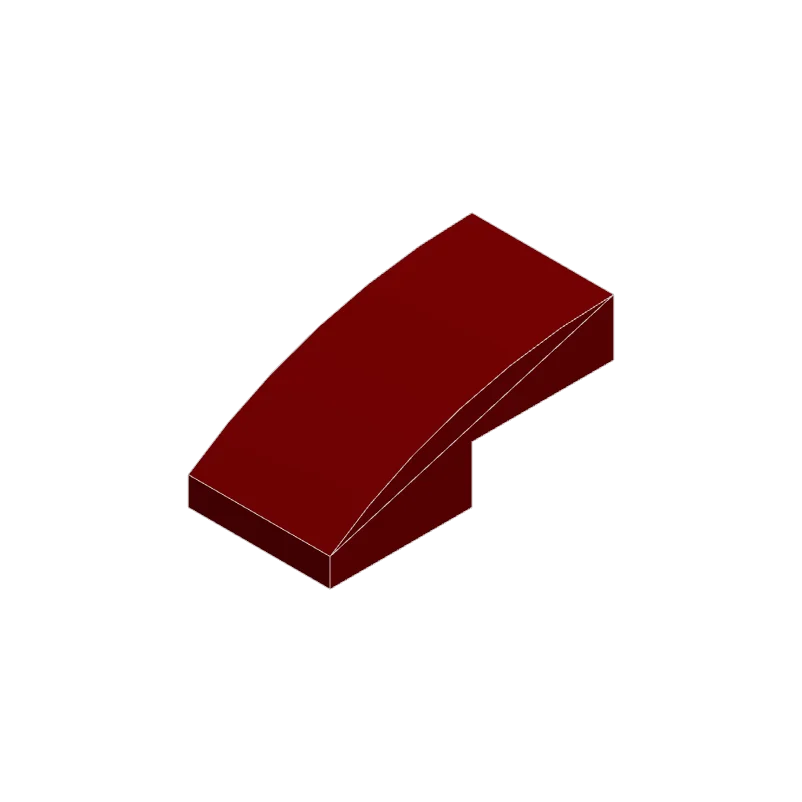 50pcs 11477 Slope Curved 2 x 1 Bricks Bulk | Modular Building Blocks for MOC