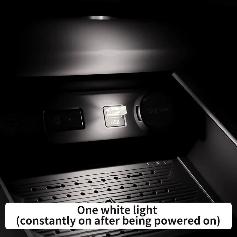 Car USB LED Atmosphere Light | Touch Control Car Interior Decoration Lamp
