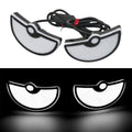 2PCS Car Motorcycle LED Devil Eyes Light | 12V Demon Eyes Decoration Lamp