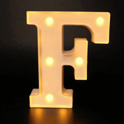 16cm Letter LED Night Light | Alphabet Luminous Decorative Lamp for Party