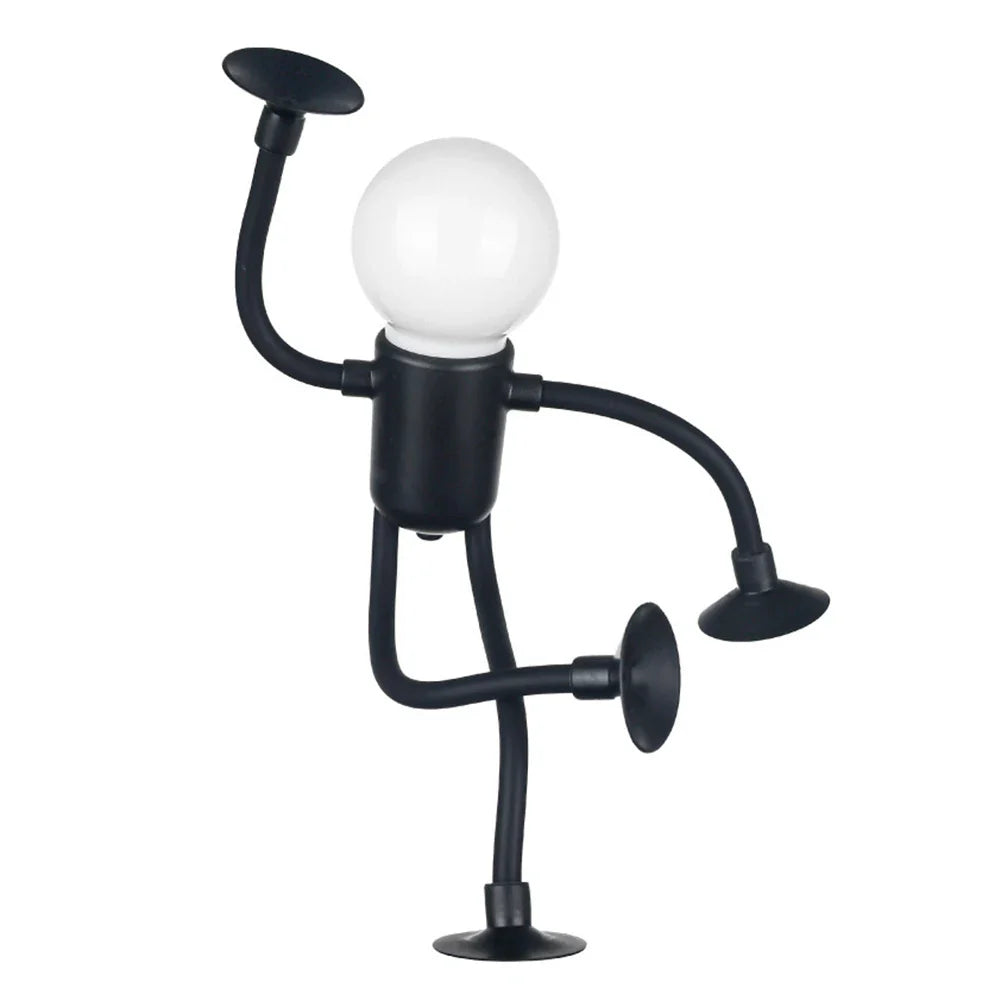 Cartoon Sportsman Night Light | Bendable Suction Cup Desk Lamp
