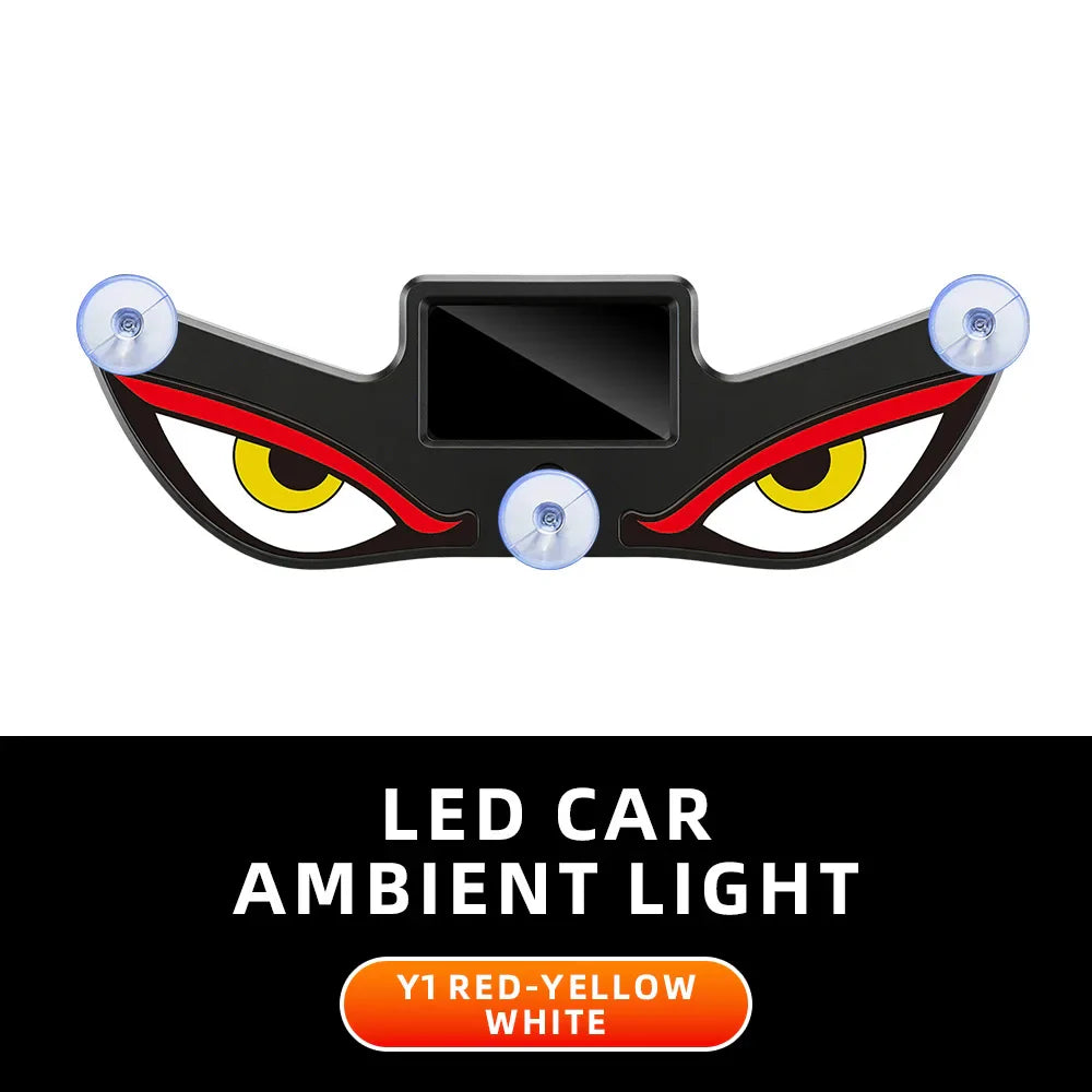 Devil's Eye Car Window Light | Solar and USB-C Rechargeable Warning Lamp