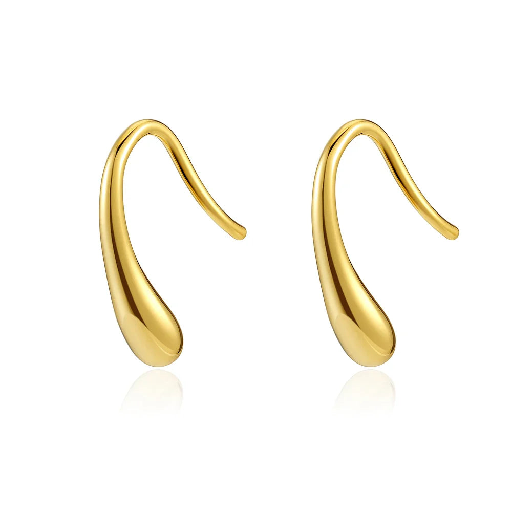 925 Sterling Silver Cross Drop Earrings | Gold Plated Fashion Jewelry for Women