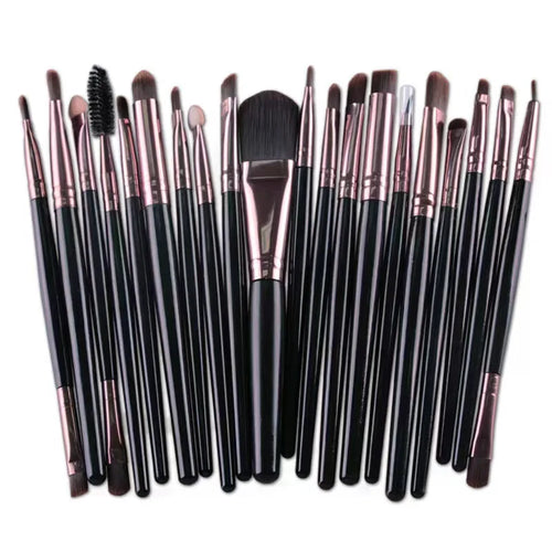 20-Piece Eye Makeup Brush Set | Complete Eye Shadow & Eyeliner Tools