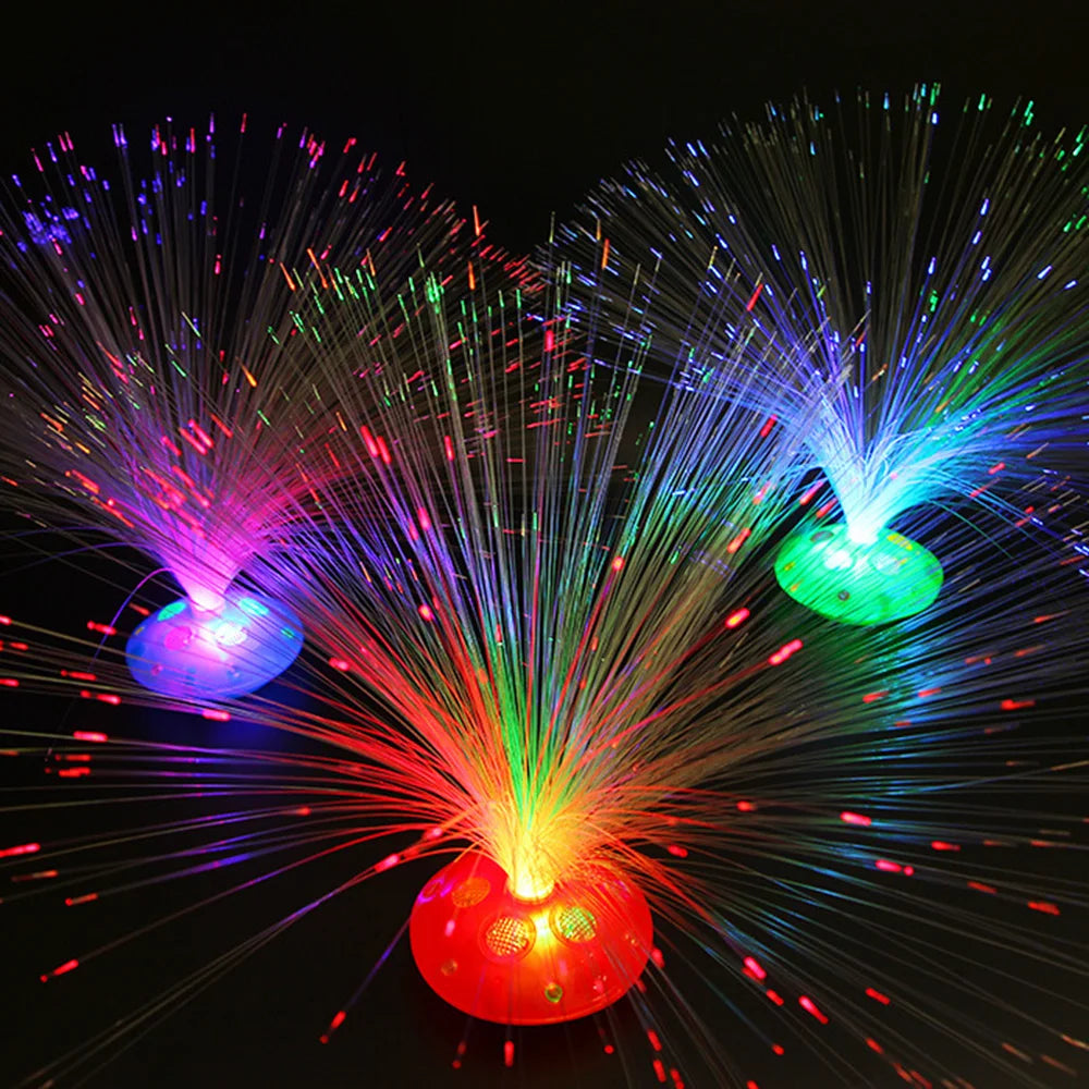 LED Fiber Optic Lamp Star Sky Light | Multicolor Holiday Wedding Centerpiece Decoration