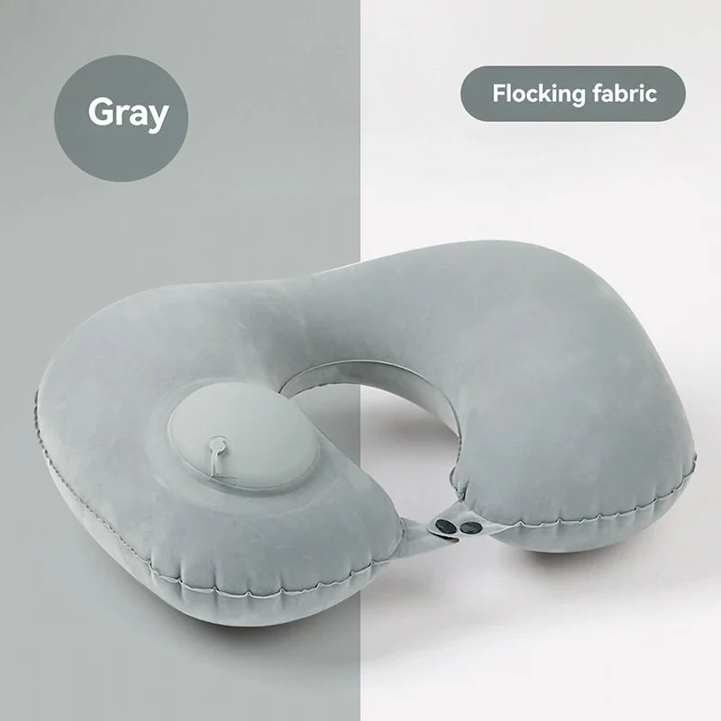 2025 New Inflatable Travel Neck Pillow | Portable U-Shaped Support Pillow