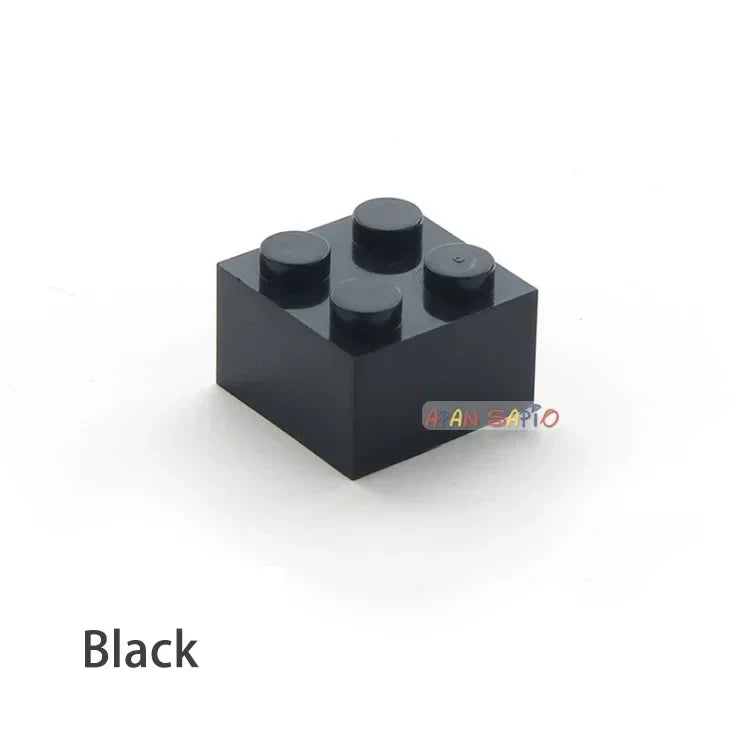60pcs DIY Building Blocks Thick Figures Bricks 2x2 Dots | Educational Creative Toy for Children