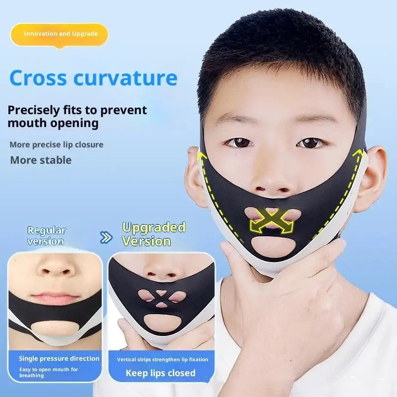 Mouth Breathing Correction Belt | Anti Snoring Chin Strap for Kids and Adults