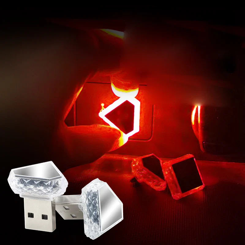 Car Atmosphere Light USB Type-C | Interior Decoration LED Strip