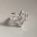VENTFILLE 925 Sterling Silver Flower Ring | Hollow Out Retro Jewelry for Women