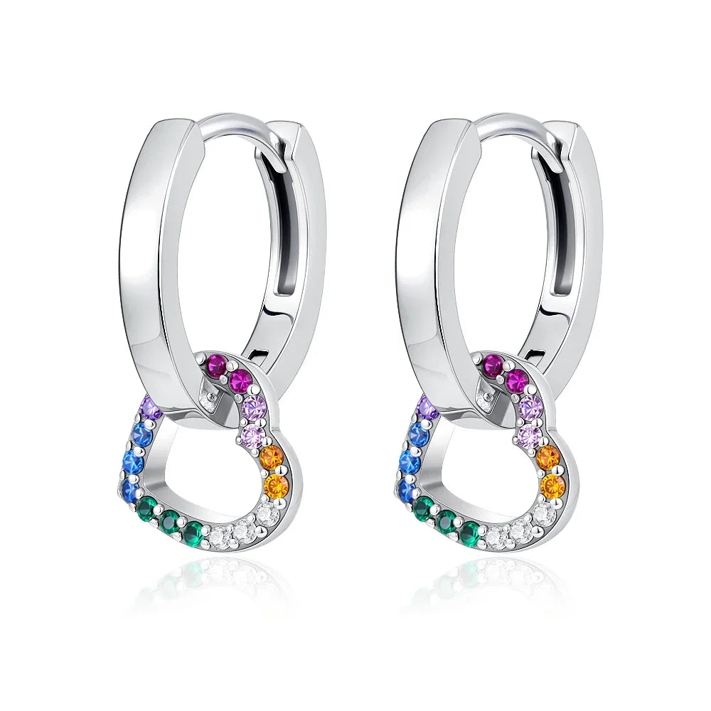 925 Sterling Silver Elephant Cherry Earrings | Sparkling Stud Earrings for Women