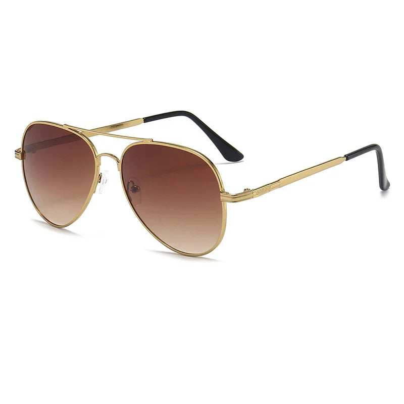 Classic Pilot Sunglasses for Men and Women | Metal Frame UV400 Anti-Glare