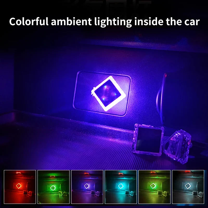 Car Atmosphere Light USB Type-C | Interior Decoration LED Strip