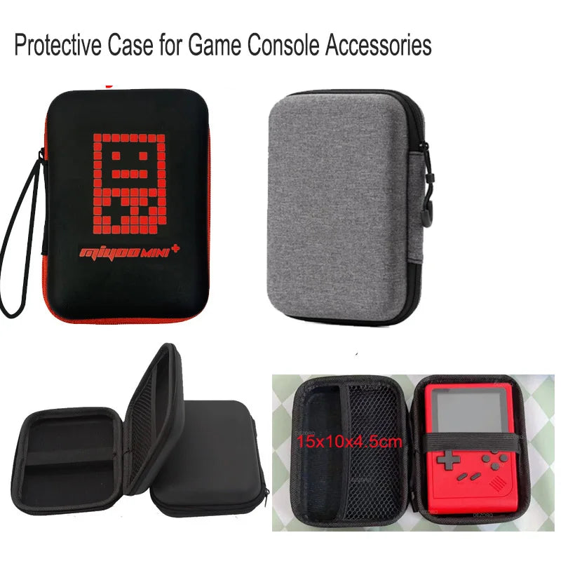 Portable Game Console Storage Case | Hard EVA Protective Travel Bag for R36S, Miyoo Mini Plus, RG35XX Plus, GB300