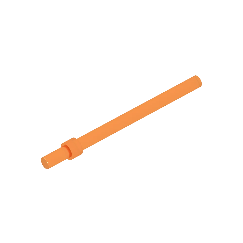 Gobricks GDS-905 Bar 6L with Stop Ring | Technical Building Block Piece Compatible with Lego 63965
