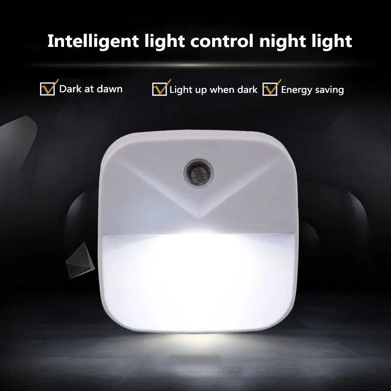 Smart Sensor LED Night Light for Kids and Bedrooms | Auto-On Plug-in Night Light