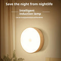 LED Smart Human Body Sensor Night Light | USB Rechargeable Emergency Lamp with Magnetic Suction