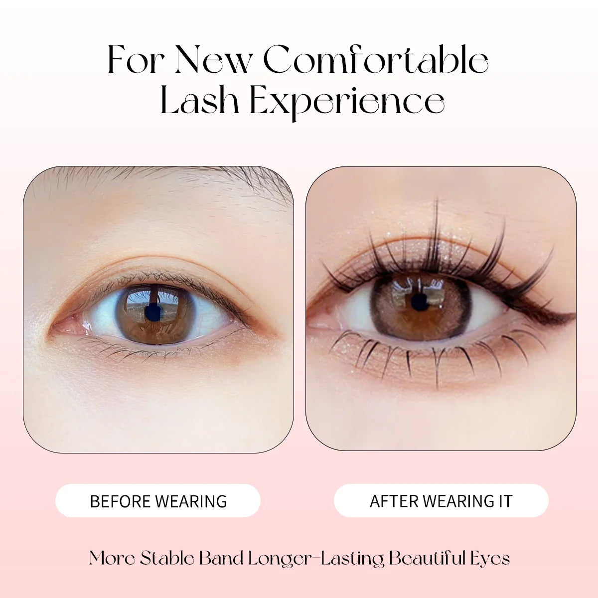 5 Pairs Manga Lashes Soft Natural Long False Eyelashes | Anime Wispy Strip Lashes for Korean Doll Eye Makeup