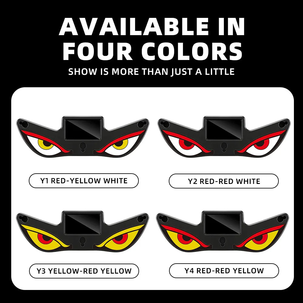 Devil's Eye Car Window Light | Solar and USB-C Rechargeable Warning Lamp