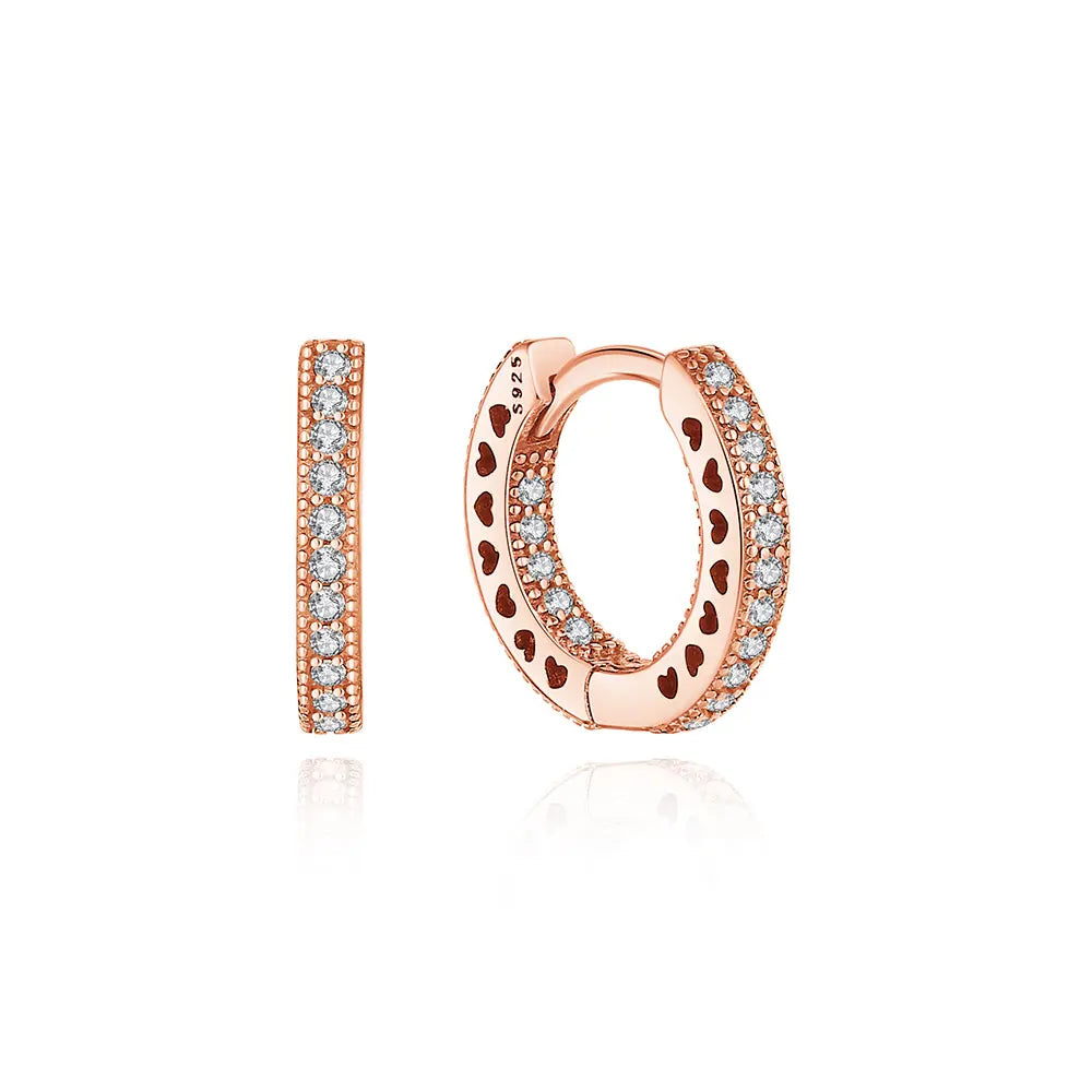 925 Sterling Silver Earrings | Women's Trendy Stud and Hoop Jewelry with Cubic Zirconia