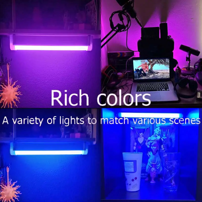 Colorful Tube Light RGB Light | USB LED Night Light Stick for Room Decor