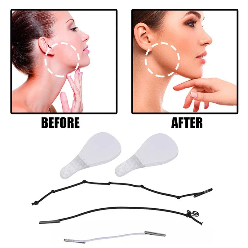 40Pcs Instant Invisible Face Lift Stickers | V Shape Tapes for Face, Neck, and Chin