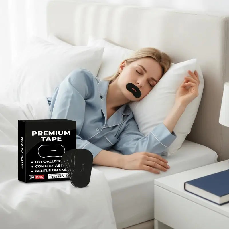 30PCS Anti Snoring Mouth Tape | Breathable Sleep Aid for Nose Breathing