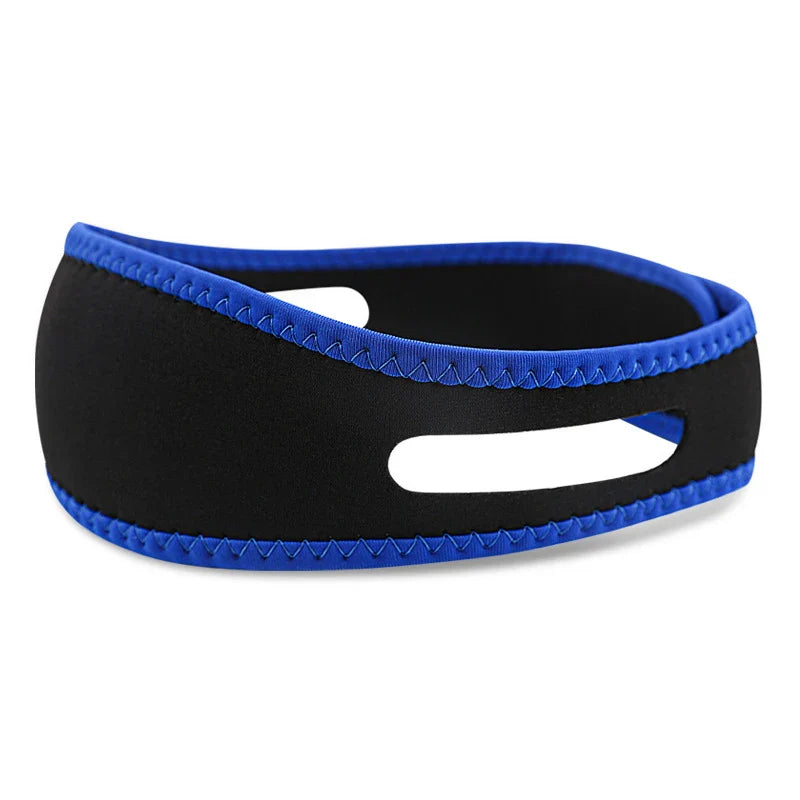 Breathable Anti Snore Chin Strap | Nylon Elastic Mouth Breathing Band for Better Sleep