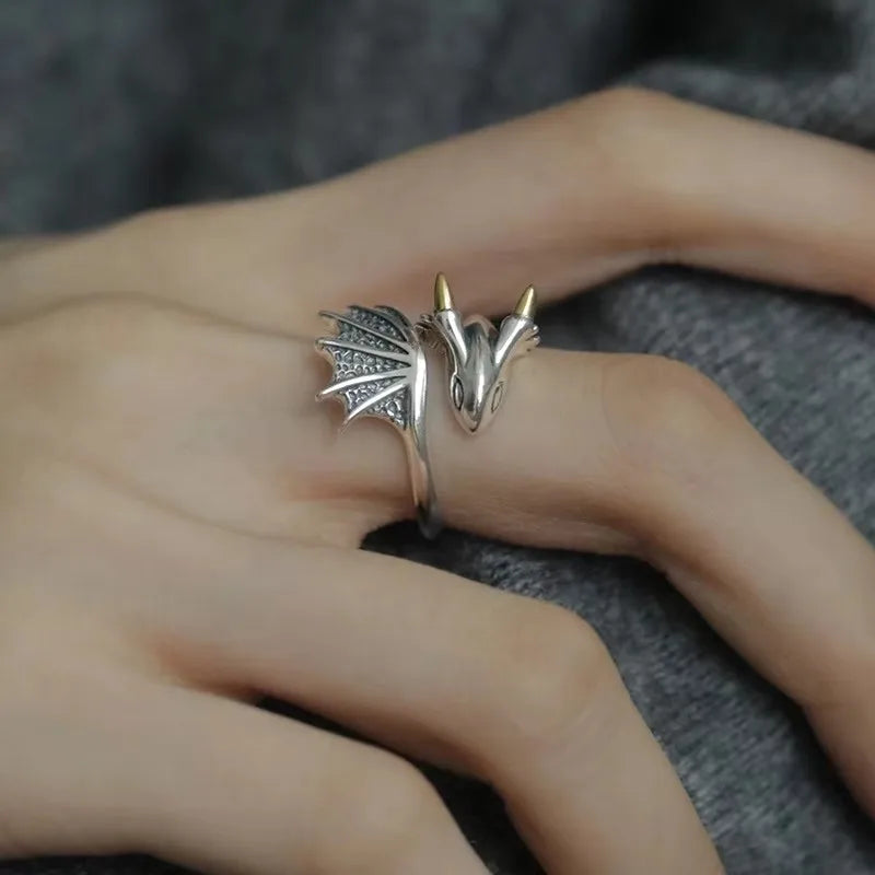 925 Sterling Silver Frosting Geometry Ring | Textured Wide Band for Women