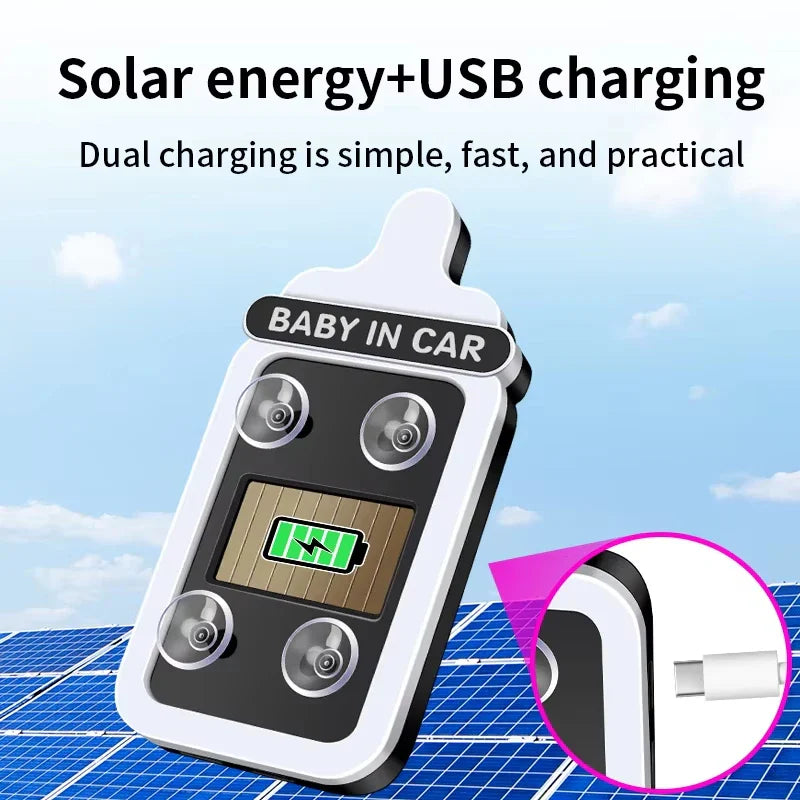 Solar Power Car Window Neon Light | USB Rechargeable Ambient Atmosphere Lamp